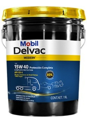 Mobil Delvac Moden Cp Tapa Amarilla 15w40 Api Ck-4