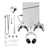 Soporte De Pared Vertical Compatible Con La Consola Ps5 Slim