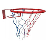 Aro Basket Basquet Con Red N6 40 Cm Hierro Ideal Niños!