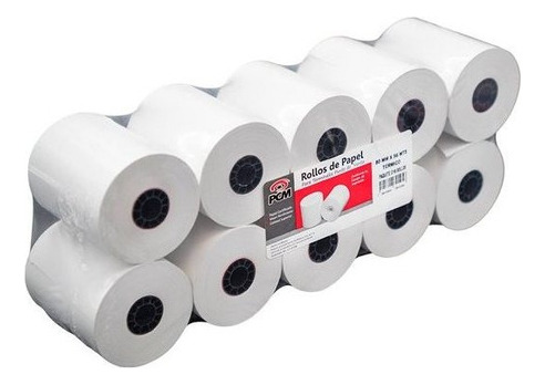 Rollo De Papel Termico Pcm T8056m10pcm 80mmx56m C/10pzs