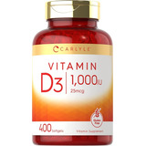 Vitamina D3 Carlyle 1000 Iu, 400 Caps