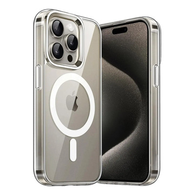 Funda Para iPhone 15 Pro Con Magsafe Carga Inalámbrica Transparente Magsafe Clear | MercadoLibre