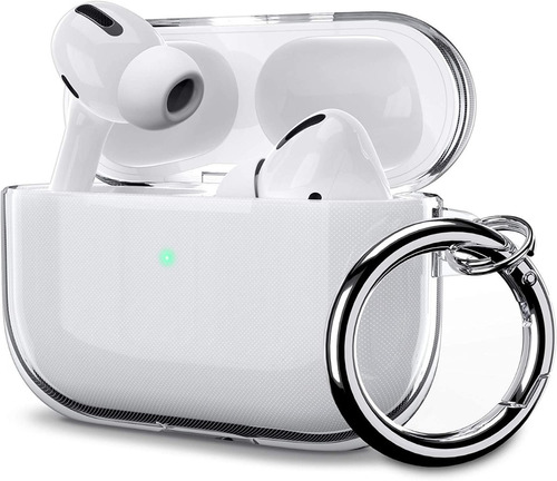 Funda Uso Rudo Transparente Acrílico Para AirPods Pro 3r 1/2