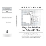 Manual Instrução Físico Polaplus Hasselblad