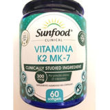 Vitamina K2 Mk7 60 Softgels Sunfood