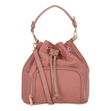 Bolsa Tipo Bucket Color Rosa 865-34