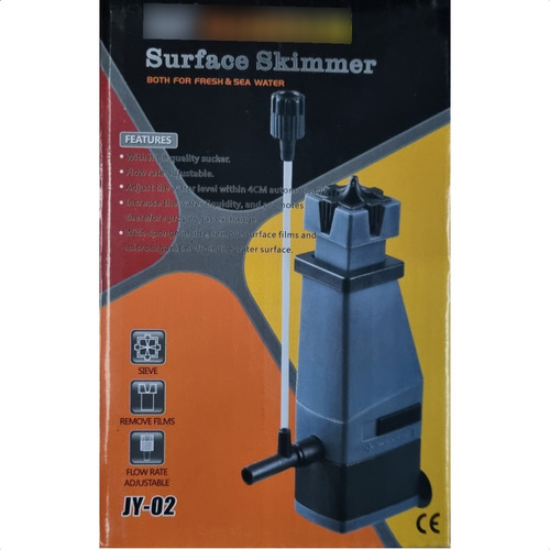 Skimmer De Superfície P/ Aquários De Até 300l Sunsun Jy-02