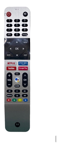 Control Remoto Motorola Smart Tv Original Nuevo 91mt55g22