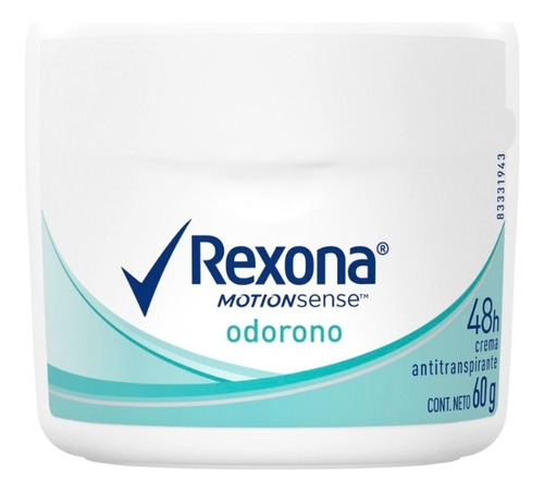 2un Antitranspirante En Crema Rexona Odorono 60grs