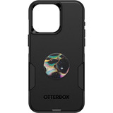 Funda Otterbox iPhone 15 Pro Max + Popsocket Negro / Aceite