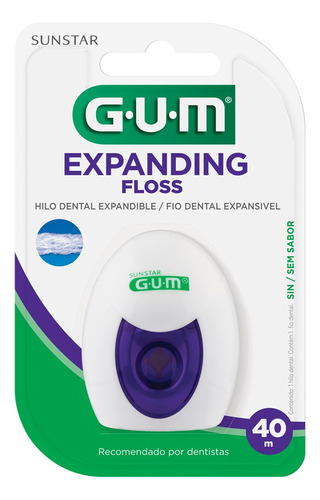 Hilo Dental Gum Expanding Floss Encerado 40 m