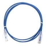 Cable De Parcheo Slim Utp Cat6  1.5 M Azul Diámetro Reducido