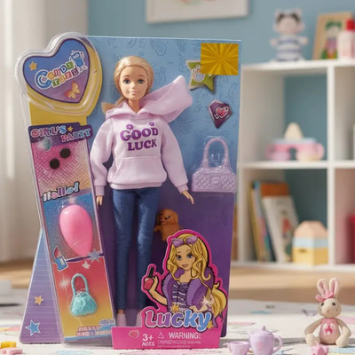 Muñeca Articulada Candy Toys Lucky Con 5 Accesorios | Envío gratis