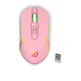 Mouse Xinua M7 Recargable Sleep Luz Rgb 800-1200 Dpi Usb 2.6