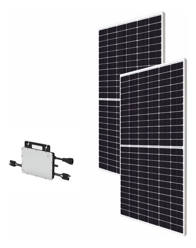 Kit De Paneles Solares 1 Kw Para Interconexion A 110 - 127 V