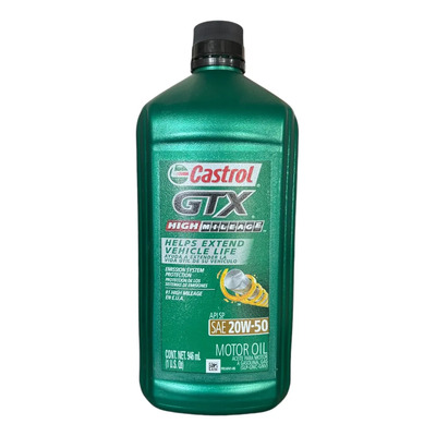 Aceite Castrol Gtx Alto Kilometraje 20w-50 946 Ml. | MercadoLibre
