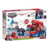 Transformable Max Robot Con Pista T-rex Jeg Cksur0961