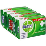 Dettol Jabon De Proteccion Original, 125 Gm (4+ 1 Gratis)