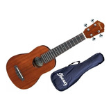 Ukelele Ibanez Uks10 Soprano Caoba Sapele Rosewood 