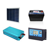 Kit - Panel Solar 50w, Batería Lth 12v115ah, Inversor 1000w