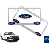 Par Porta Placas Ford Lobo 4.6 2014 Original