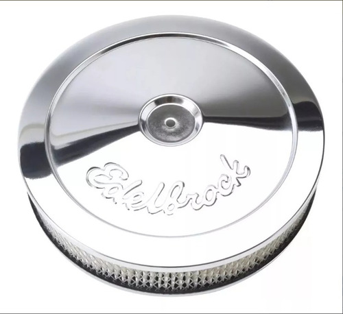 Filtro De Aire Edelbrock Cromado 10 Pulgadas Universal