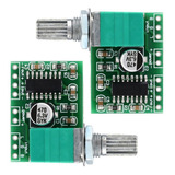 2 Piezas Modulo Amplificador Pam8403 Control De Audio 2x3w
