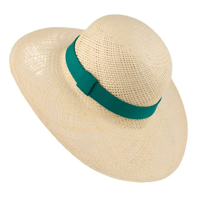Sombrero De Palma Jipijapa A Mano Modelo Mimosa Para Dama Beige Mediano | Meses sin interés