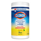 Clorox Toallitas Desinfectantes Bote Con 75pz Aroma Limon. 
