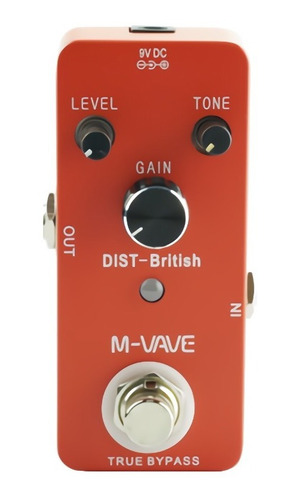 Pedal Gorilla O Mais Barato Do Brasil-distorção Dist-british