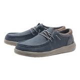 Hey Dude Zapatos Mocasines Hombre Paul Deep Blue