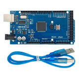 Mega 2560 R3 Ch340 - Placa Compatível Com Arduino + Cabo Usb