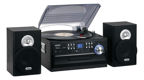 Jensen Jta-475b - Tocadiscos Estreo De 3 Velocidades Con Sis