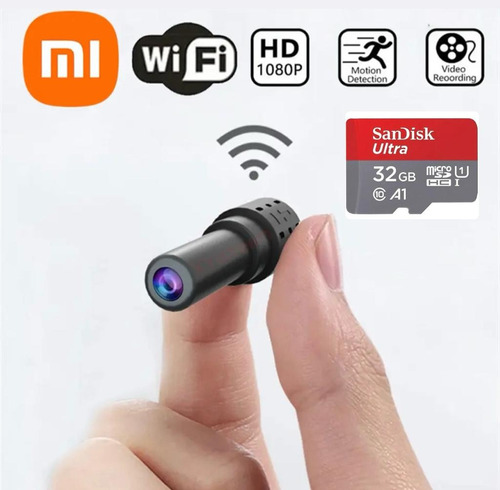 Cámara Espía Miniatura La Mas Pequeña Wifi Sensor Movimiento