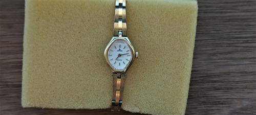 Relogio Antigo Lorus Seiko Joia Feminino Bracelete Plaq Ouro