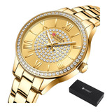 Reloj De Cuarzo De Lujo Curren Luminous Diamond