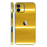 Skin Vinil Autoadherible Oro Cromo Para iPhone 12 (normal)