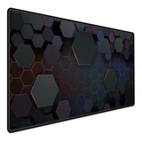 Mousepad Gamer Speed Extra Grande 120x60 Hexagonal Flutuante