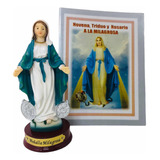 Virgen Milagrosa En Porcelana 11cm + Novena