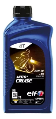 Aceite Elf 4 Cruise 20w50 1l Moto