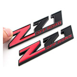 Emblema De Metal Z71 Off Road Recubierto Negro Y Rojo, ...