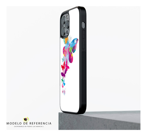 Funda Diseño Para Xiaomi  Mosaico Mariposas Coloridas #10