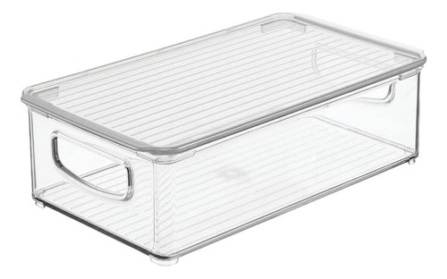 Organizador Para Refrigerador Con Tapa 1 Pieza Bandeja Never