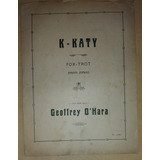 Partitura K Katy Fox Trot Para Piano Geoffrey O' Hara 