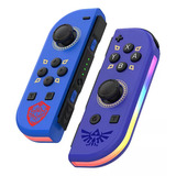 2controles Joysticks Inalámbricos Genérica Y3 Y3 Azul Y Violeta