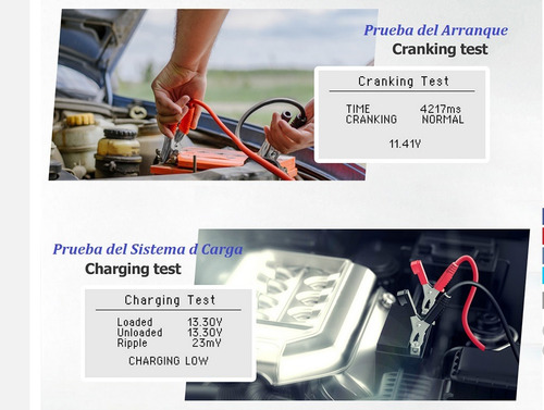Analizador Bateria Probador Digital Baterias Alternador 12v  Foto 5