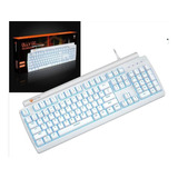 Teclado Mecanico Meetion Mk600wh Blanco Switch Rojo