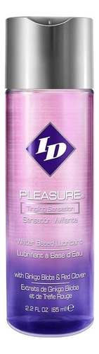 Lubricante Id Pleasure Tingling Sensaciones 2.2oz Base Agua