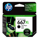 Cartucho Hp 667xl 667 Xl Negro 1275 2775 2778 2779 2336 4175