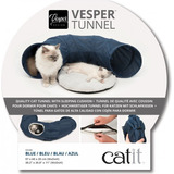 Túnel Interactivo Gatos Plegable Con Cama Vesper Catit